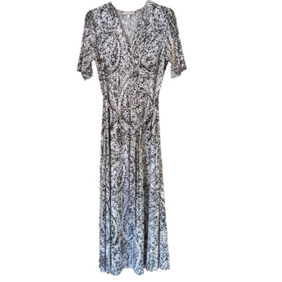 CHAUS New York Women's Long Dress Dinner Bohemia Cocktail Dress Green Be… - Picture 12 of 12